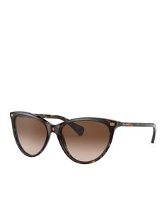 Гавана коричневые солнцезащитные очки из ацетата Ralph Lauren, коричневый