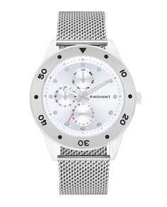 Мужские часы Canarias RA617701 из стали с серебристо-серым ремешком Radiant, серебро