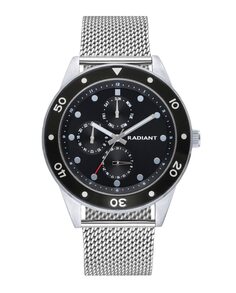 Мужские часы Canarias RA617702 из стали с серебристо-серым ремешком Radiant, серебро