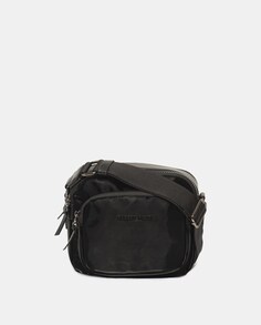 Маленькая черная сумка через плечо с передним карманом Robert Pietri, черный