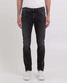 Серые зауженные мужские джинсы Replay, серый