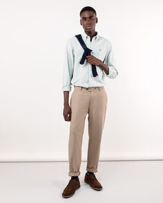 Обычные бежевые мужские брюки чинос El Ganso, коричневый