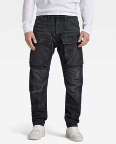 Мужские прямые зауженные брюки-карго 3D G-Star Raw, черный
