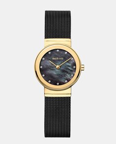 Classic 10126-132 Автоматические женские часы из черной стали Bering, черный