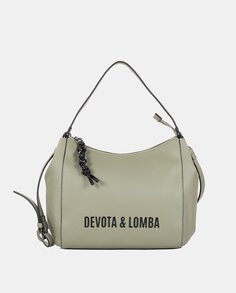 Зеленая сумка через плечо Impact на молнии Devota &amp; Lomba, зеленый