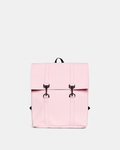 Средний рюкзак MSN розового цвета с отделением для ноутбука Rains, розовый