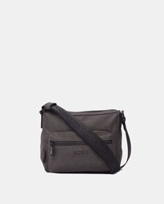 Маленькая черная сумка через плечо с передним карманом Kcb, черный