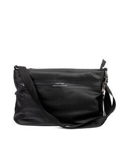 Женская черная сумка через плечо из экокожи Stamp, черный