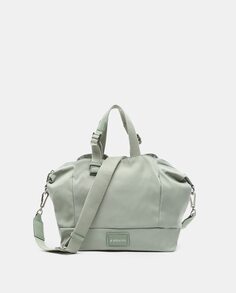 Женская сумка через плечо на молнии зеленого цвета Abbacino, зеленый