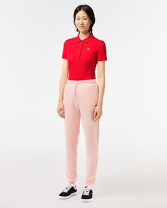 Женские спортивные брюки прямого кроя Lacoste, светло-розовый