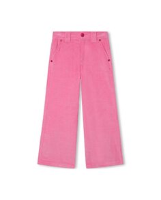 Розовые вельветовые брюки для девочки Marc Jacobs, розовый