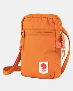 Маленькая оранжевая сумка через плечо с карманом и молнией из переработанного нейлона High Coast Fjällräven, оранжевый Fjallraven