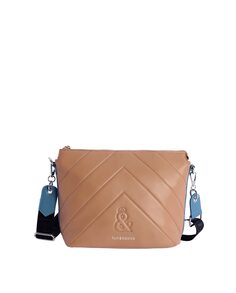 Женская сумка через плечо Liu Camel на молнии Fun &amp; Basics, коричневый