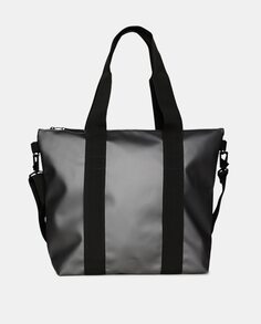 Темно-серая водостойкая мини-сумка со съемным плечевым ремнем Rains, темно-серый