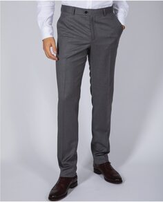 Узкие мужские классические брюки светло-серого цвета Wickett Jones, светло-серый