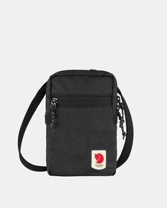 Маленькая черная сумка через плечо с карманом и молнией из переработанного нейлона High Coast Fjällräven, черный Fjallraven