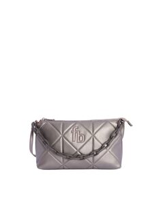 Серебристая женская сумка через плечо сиреневого цвета на молнии Fun &amp; Basics, серебро