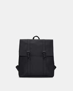 Средний черный рюкзак MSN с отделением для ноутбука Rains, черный