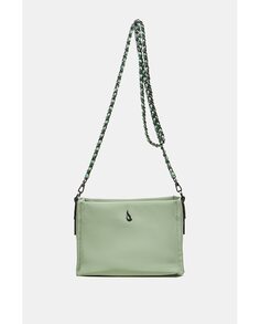 Женская атласная сумка через плечо Summer Song из переработанных материалов зеленого цвета Abbacino, зеленый
