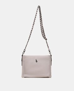 Женская атласная сумка через плечо Summer Song из переработанных материалов серого цвета Abbacino, серый
