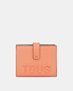 Маленький оранжевый кошелек La Rue Tous, оранжевый