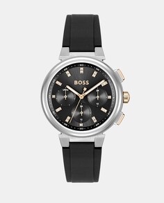 One-Women 1502674 черные силиконовые женские часы Boss, черный