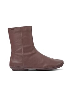 Женские ботинки на молнии коричневого цвета Camper, коричневый