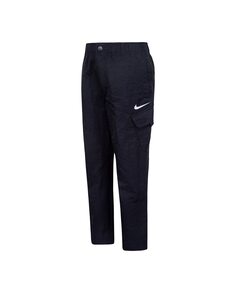 Вязаные брюки-карго для мальчиков Nike, черный