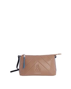 Женская сумка через плечо Lola верблюжьего цвета на молнии Fun &amp; Basics, коричневый