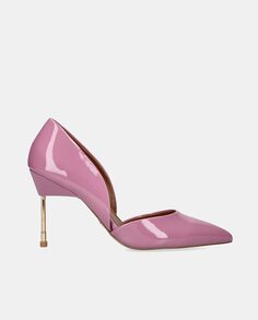 Женские туфли-лодочки Bond 90 из лакированной кожи с острым носком и каблуком-шпилькой Kurt Geiger, фиолетовый