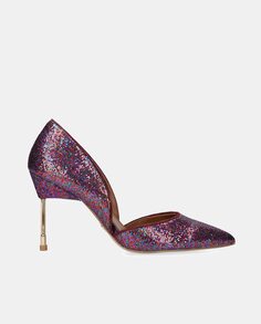Женские туфли-лодочки Bond 90 с острым носком и каблуком-шпилькой Kurt Geiger, фиолетовый