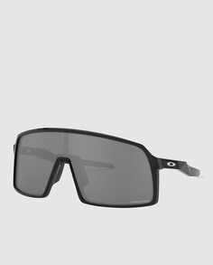 Серые зеркальные солнцезащитные очки с одной линзой Oakley, черный