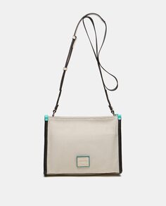 Женская сумка через плечо Summer Song из бежевой ткани Abbacino, бежевый
