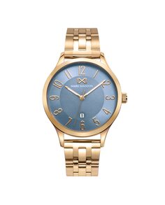 Женские часы Canal с тремя стальными иглами, золотым IP и браслетом Mark Maddox, золотой