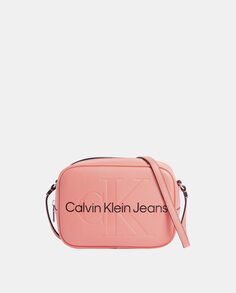 Розовая сумка через плечо из искусственной кожи на молнии Calvin Klein, розовый