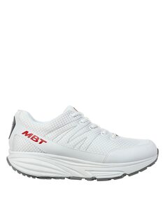 Мужские кроссовки на шнурках белого цвета Mbt, белый