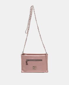 Розовая женская сумка через плечо Euphoria с атласным эффектом Abbacino, розовый