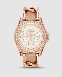 Женские часы Fossil ES3466 Riley Fossil, коричневый