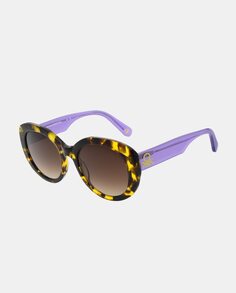 Разноцветные женские солнцезащитные очки «кошачий глаз» из ацетата Benetton, мультиколор