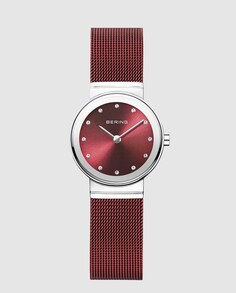 Bering 10126-303 Женские часы с красной стальной сеткой Bering, красный