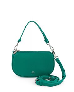 Многопозиционная женская сумка через плечо Verona изумрудно-зеленого цвета SKPAT, зеленый