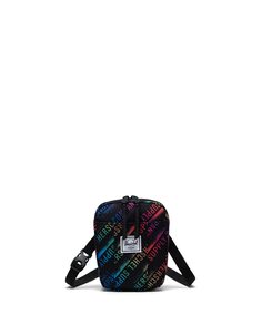 Маленькая женская сумка через плечо из разноцветной ткани на молнии Herschel, мультиколор