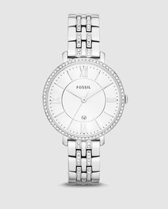 Fossil ES3545 женские часы из блестящей стали Fossil, серебро