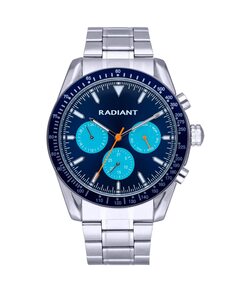 Мужские часы Tidemark RA577704 со стальным и серебряным ремешком Radiant, серебро