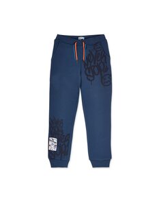 Спортивные трикотажные брюки синего цвета для мальчика Tuc tuc, темно-синий