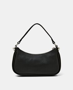 Маленькая черная сумка через плечо багет Esprit, черный