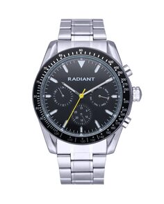 Мужские часы Tidemark RA577702 со стальным и серебряным ремешком Radiant, серебро