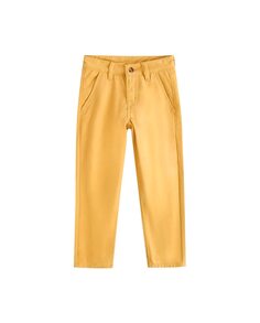 Эластичные брюки-чиносы для мальчика Dadati, желтый