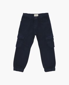 Тканевые брюки с карманами для мальчика темно-синего цвета Martín Aranda, темно-синий