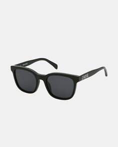 Солнцезащитные очки унисекс в прямоугольной оправе черного цвета Zadig &amp; Voltaire, черный